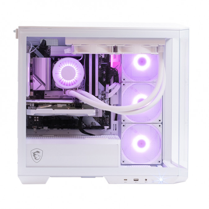 KV ADVANCED Gamer PC, Core i5-12400F 2.5GHz, 16GB, 1TB SSD, RTX4060 8GB - WHITE EDITION PC